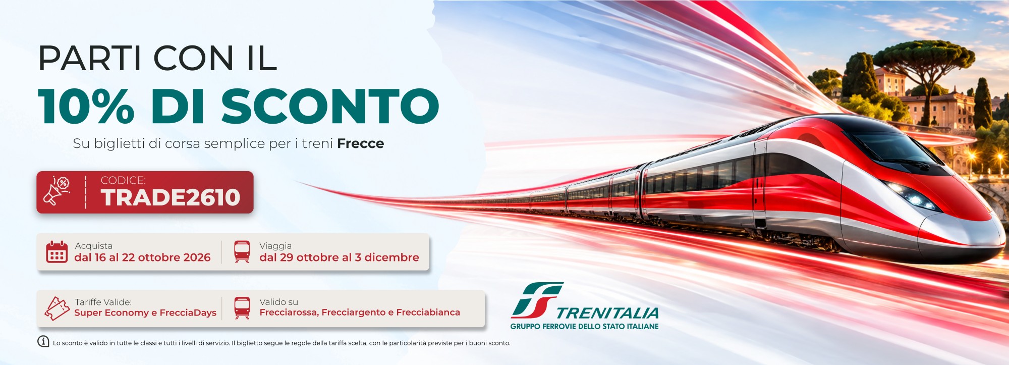 Promozione Trenitalia - Glamour Business Travel